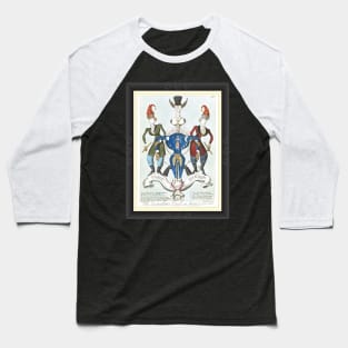 The Dandies Coat Of Arms - Mens Fashion Caricature Baseball T-Shirt